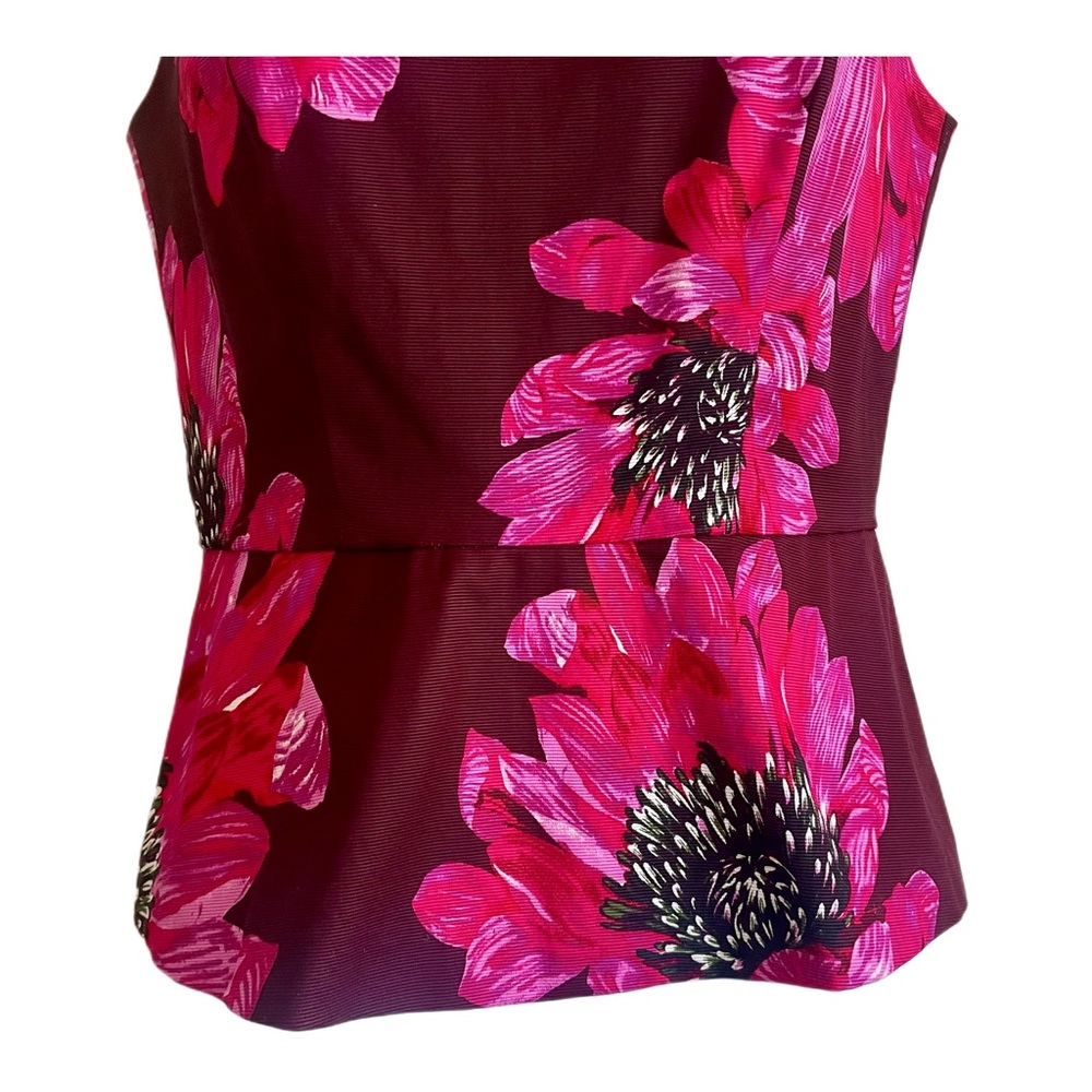 Trina Turk Floral Print Sleeveless Top - Picture 3 of 6